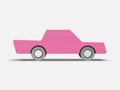 Waytoplay - Back & Forth Car Pink Araba - Pembe - 1