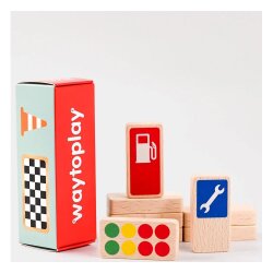 Waytoplay - Roadblocks Set Race Signs - 1