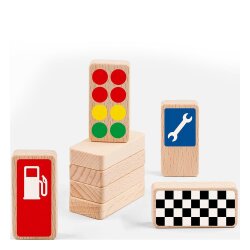 Waytoplay - Roadblocks Set Race Signs - 2