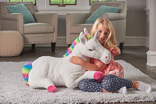 Wild Republic Ck Serisi Jumbo Boy Beyaz Unicorn - 5