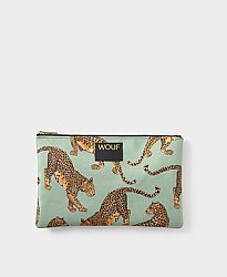 Wouf Emerald Leopard XL Pouch Bag PXL260002 - Wouf