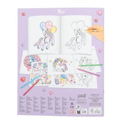 Ylvi Unicorn Coloring Book 0413394 - 6