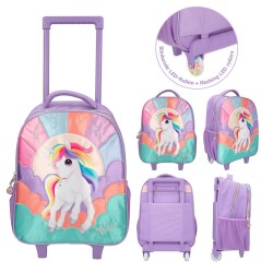 Ylvi Wheeled Bag With Lights And Pull Handle 412615 - 2