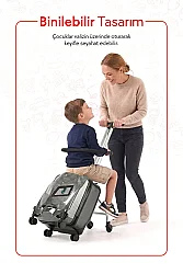 ZampaGo BlinkCase Kabin Boy Ledli Çocuk Valizi KS-X3-G - 6