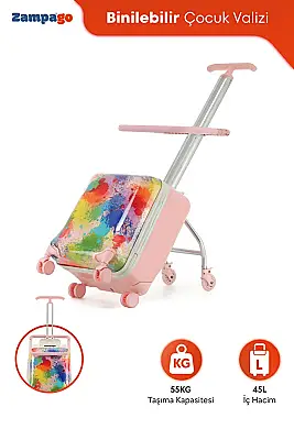 ZampaGo Cheerful Kabin Boy Çocuk Valizi KS-X1-P - 8