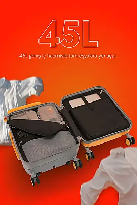 ZampaGo Duffy Kabin Boy Çocuk Valizi KS-X1-Y - 5