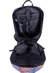 Zampago LED Göz Maskeli Grafiti Akıllı Sırt Çantası – Sert Kasa ZG-IMB-10 - 5