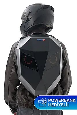 Zampago LED Göz Maskeli Işıklı Sırt Çantası ZG-IMB-7 - 6