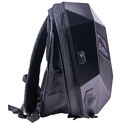 Zampago Ironman Plus Led Işıklı Göz Maskeli Akıllı Sırt Çantası (Speakerlı) ZG-IMSP-B - 4