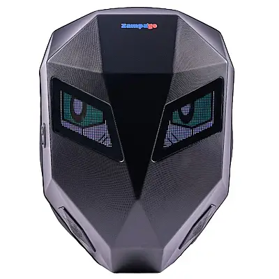 Zampago Ironman Plus Led Işıklı Göz Maskeli Akıllı Sırt Çantası (Speakerlı) ZG-IMSP-B - 1