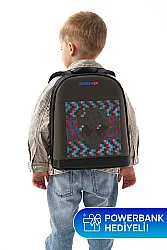 Zampago Moodbag Led Ekranlı Sırt Çantası-Siyah ZG-T7-B - 7