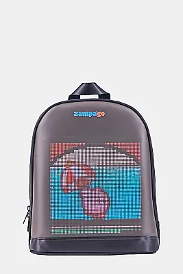 Zampago Moodbag Led Ekranlı Sırt Çantası-Siyah ZG-T7-B - 1
