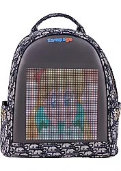 Zampago ShowMe Led Ekranlı Sırt Çantası-Gri ZG-T5HD-G - 1