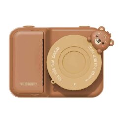 Zoo Family Bear P2 Dijital Kamera ve Fotoğraf Makinesi (Anında Baskı Alınabilen) - Zoo Family