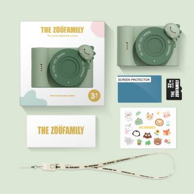 Zoo Family Dino Green C5 Digital Camera And Photo Camera - 7