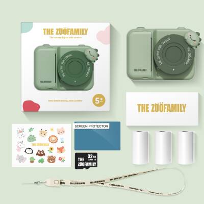 Zoo Family Dino Green P2 Digital Camera And Photo Camera (With Instant Printing) - 9