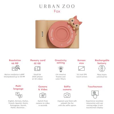 Zoo Family Fox C5 Digital Camera And Photo Camera - 6