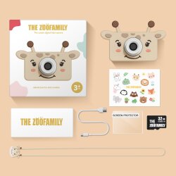 Zoo Family Giraffe C1 Digital Camera And Photo Camera - 6