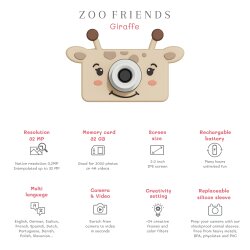 Zoo Family Giraffe C1 Digital Camera And Photo Camera - 7