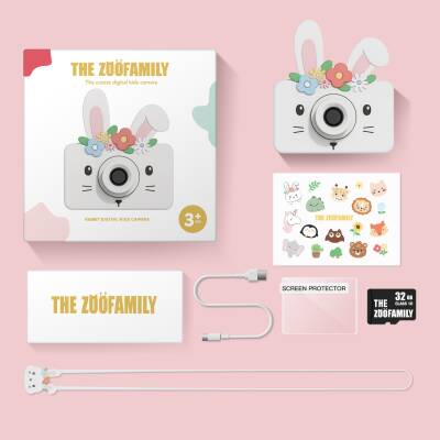 Zoo Family Rabbit Flower C1 Digital Camera And Photo Camera - 6