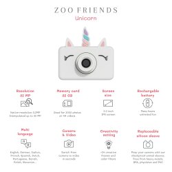 Zoo Family Unicorn C1 Dijital Kamera ve Fotoğraf Makinesi - 8