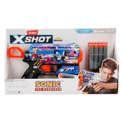 Zur-X-Shot Gun Foam Shooter Skins-Flux 8 Bullets S00036648 - 8