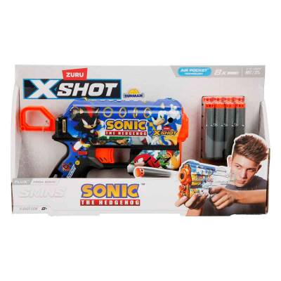 Zur-X-Shot Gun Foam Shooter Skins-Flux 8 Bullets S00036648 - 2