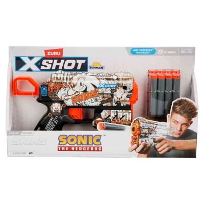 Zur-X-Shot Gun Foam Shooter Skins-Flux 8 Bullets S00036648 - 10
