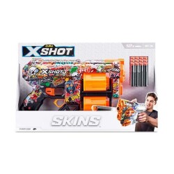 Zur-X-Shot Weapon Foam Shooter Skins-Dread 12 Bullet 5A. S01036517 - X-shot