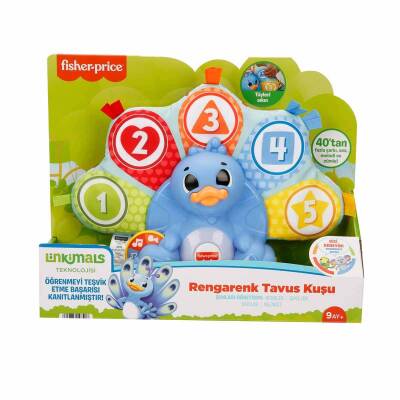 Fisher Price Linkimals Rengarenk Tavus Kuşu HNN82 - 1