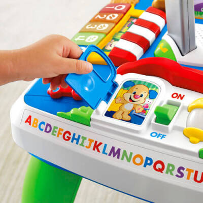 Fisher Price Eğlen ve Öğren Eğitici Köpekçiğin Aktivite Masası (Türkçe ve İngilizce) DRH44 - 4
