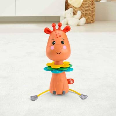 Fisher Price Safari Arkadaşları Eğlenceli Zürafa Gwl65 - 3