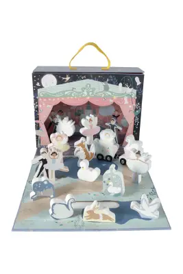 Floss&Rock Ahşap Figürlü Oyun Kutuları - Enchanted 43P6363 - 2