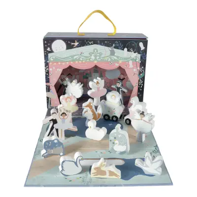 Floss&Rock Ahşap Figürlü Oyun Kutuları - Enchanted 43P6363 - 6