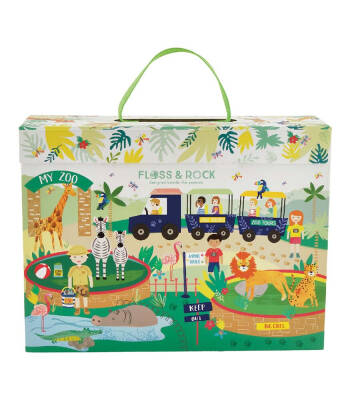 Floss&Rock Ahşap Figürlü Oyun Kutuları - Jungle 41P3658 - 7