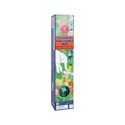 Floss & Rock Boyanabilir Oyun ve Aktivite Matı Jungle 49P6077 - 3