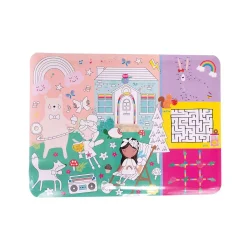 Floss & Rock Boyanabilir Oyun ve Aktivite Matı Rainbow Fairy 49P6076 - 1