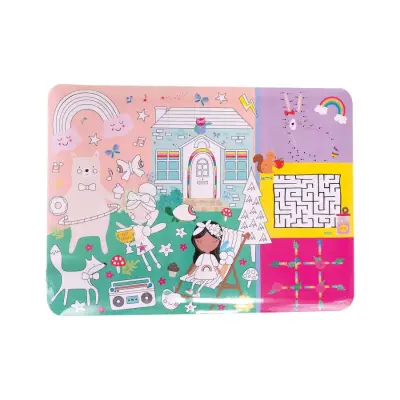 Floss & Rock Boyanabilir Oyun ve Aktivite Matı Rainbow Fairy 49P6076 - 1