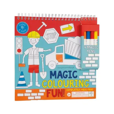 Floss & Rock Magic Boyama Kitapları Construction 49P6065 - 1