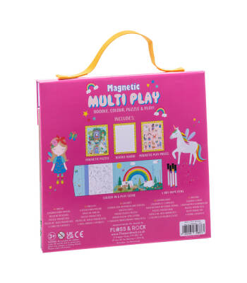 Floss & Rock Mıknatıslı Çoklu Oyun Seti / Rainbow Fairy 46P6548 - 2