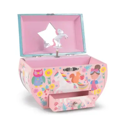 Floss & Rock Müzikli Oval Mücevher Kutusu / Rainbow Fairy 43P6388 - 2