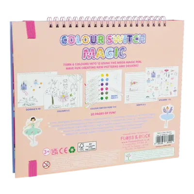 Floss & Rock Renk Değiştiren Sihirli Aktivite Kitabı / Enchanted 50P6142 - 3