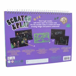 Floss & Rock Scratch And Play Aktivite Kitabı / Dino 47P5973 - 2