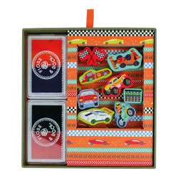 Floss & Rock Stamper Ahşap Baskı Seti / Cars 50P6148 - 2