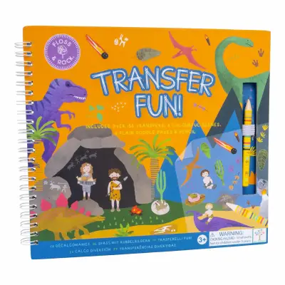 Floss & Rock Transfer Fun Aktivite Kitabı / Dino 47P5980 - 1