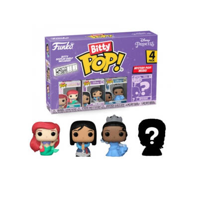 Funko Bitty POP: Disney Princess- Ariel 4'lü Paket 73027 - 1