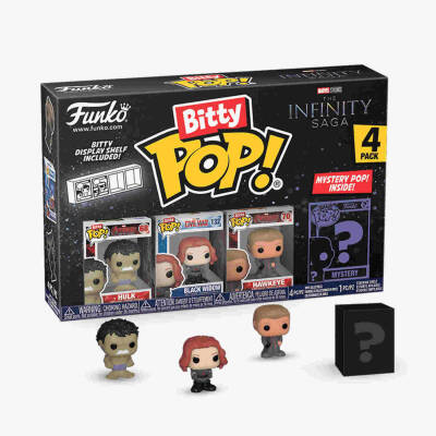 Funko Bitty POP Figür: Marvel - Hulk 4'lü Paket 71504 - 1