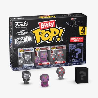 Funko Bitty POP Figür: Marvel - Iron Man 4'lü Paket 71505 - 1