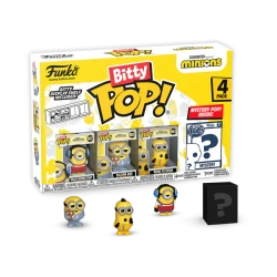 Funko Bitty Pop Minions - Roller Skating Stuart 4'Lü Paket 73037 - 1