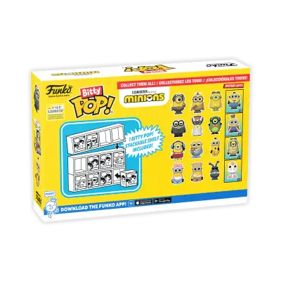 Funko Bitty Pop Minions - Roller Skating Stuart 4'Lü Paket 73037 - 2